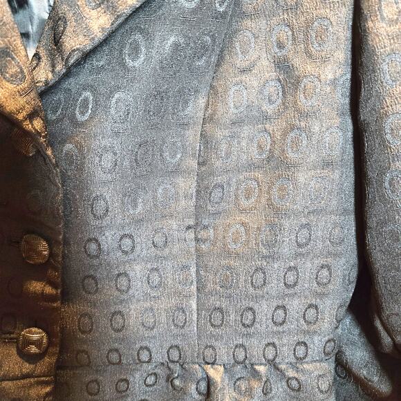 Kasper 14 Black 3 Button Women's Blazer Jacket Suit Coat Misses Size Large L - Picture 5 of 7